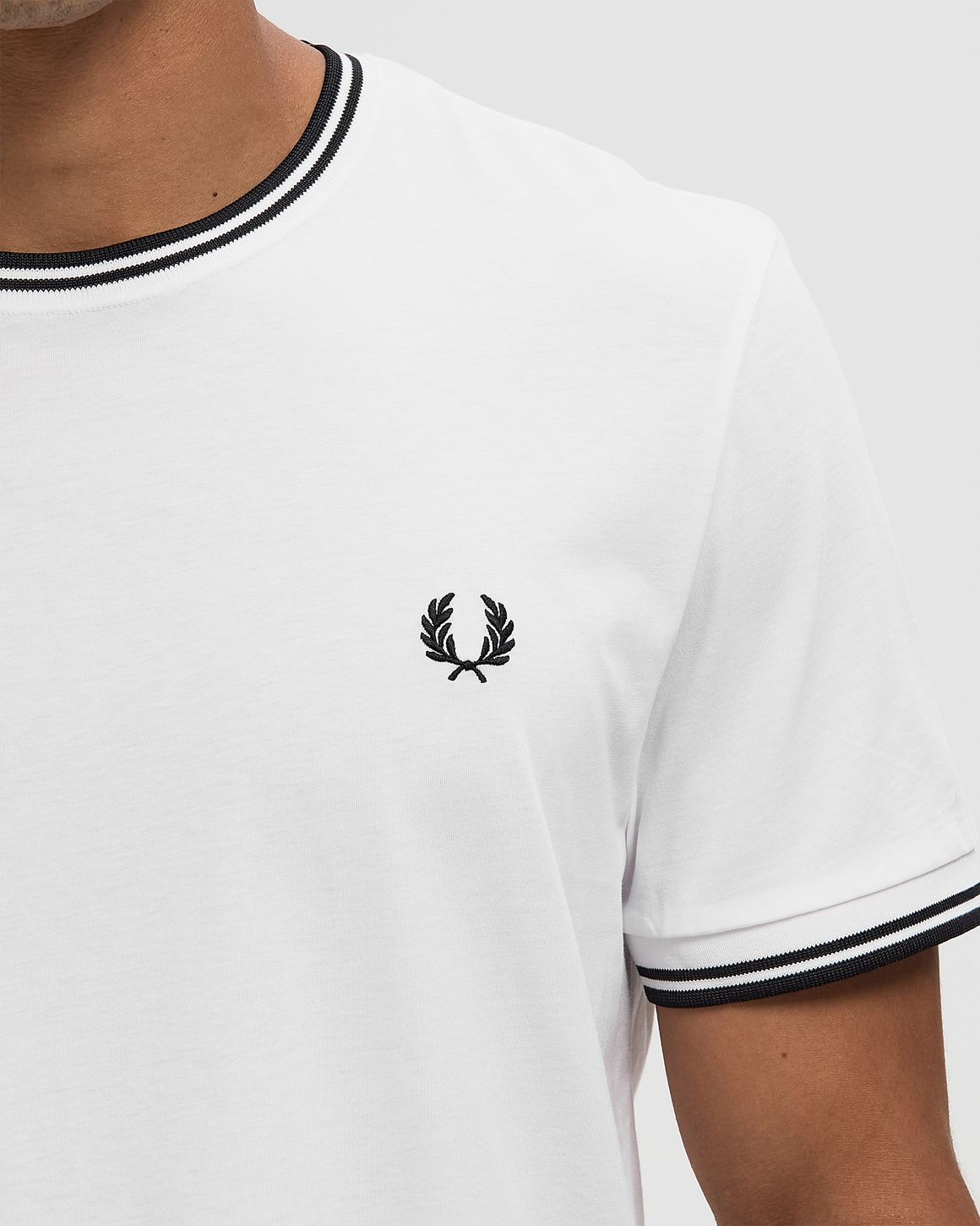 Ansicht 3 von Fred Perry TWINTIPPEDT-SHIRT