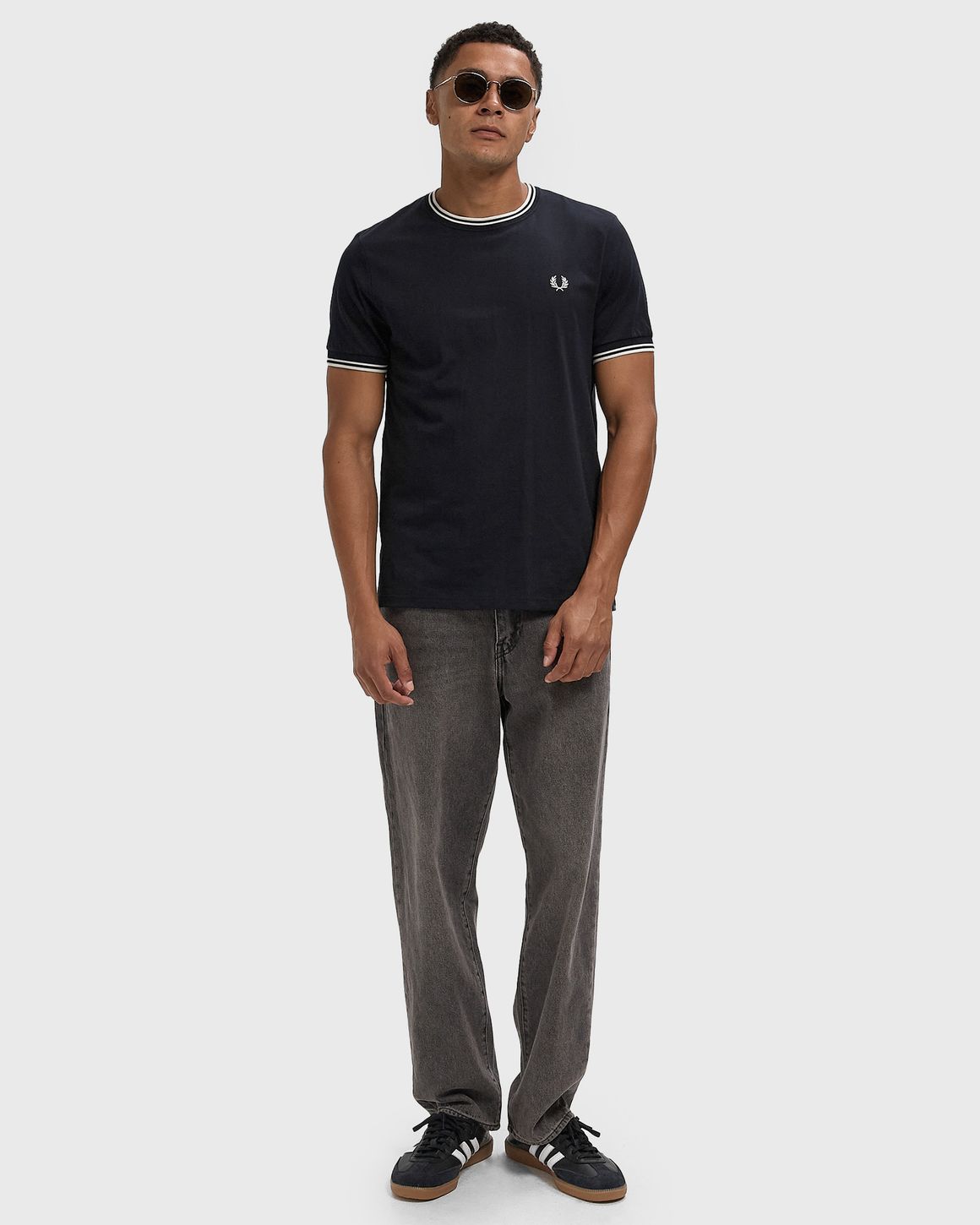 Ansicht 2 von Fred Perry TWINTIPPEDT-SHIRT