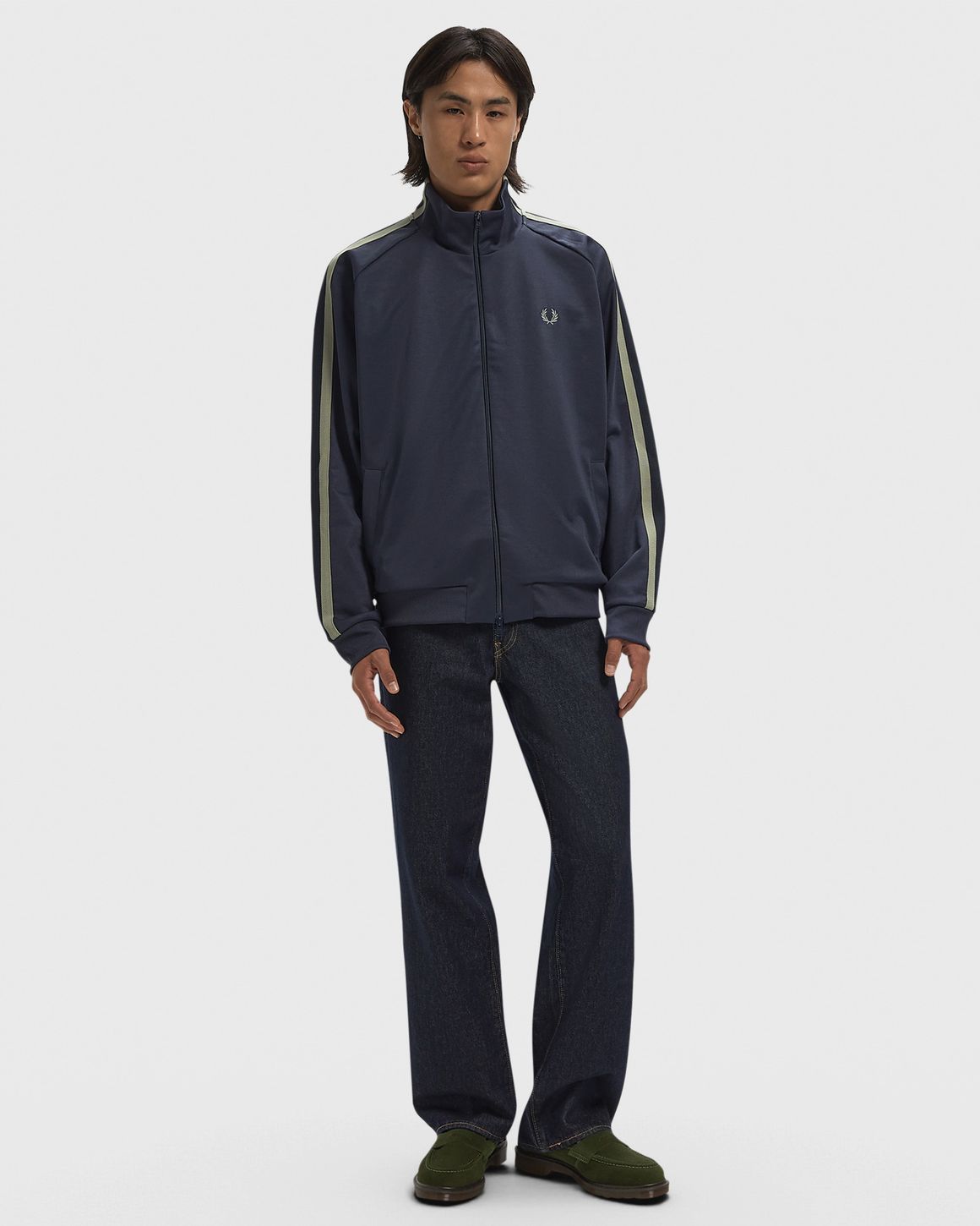 Ansicht 2 von Fred Perry TWO TONE MESH TAPE TRACK JKT