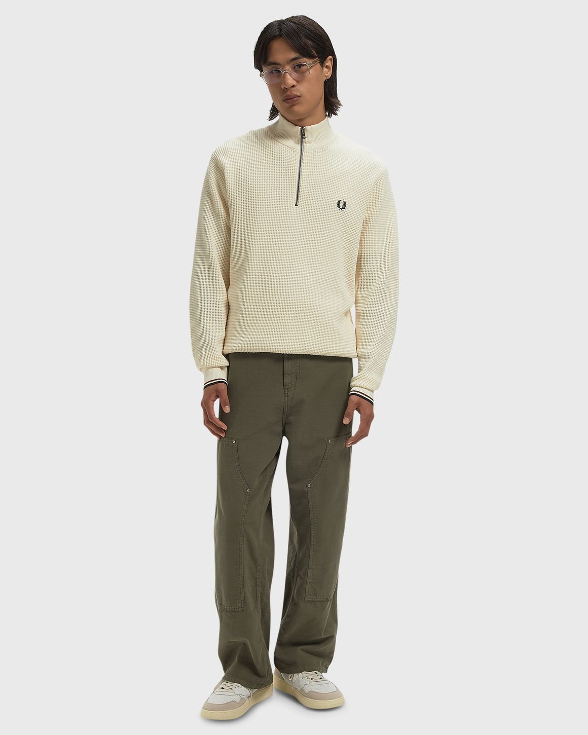 Ansicht 2 von Fred Perry WAFFLE STITCH HALF ZIP JUMPER