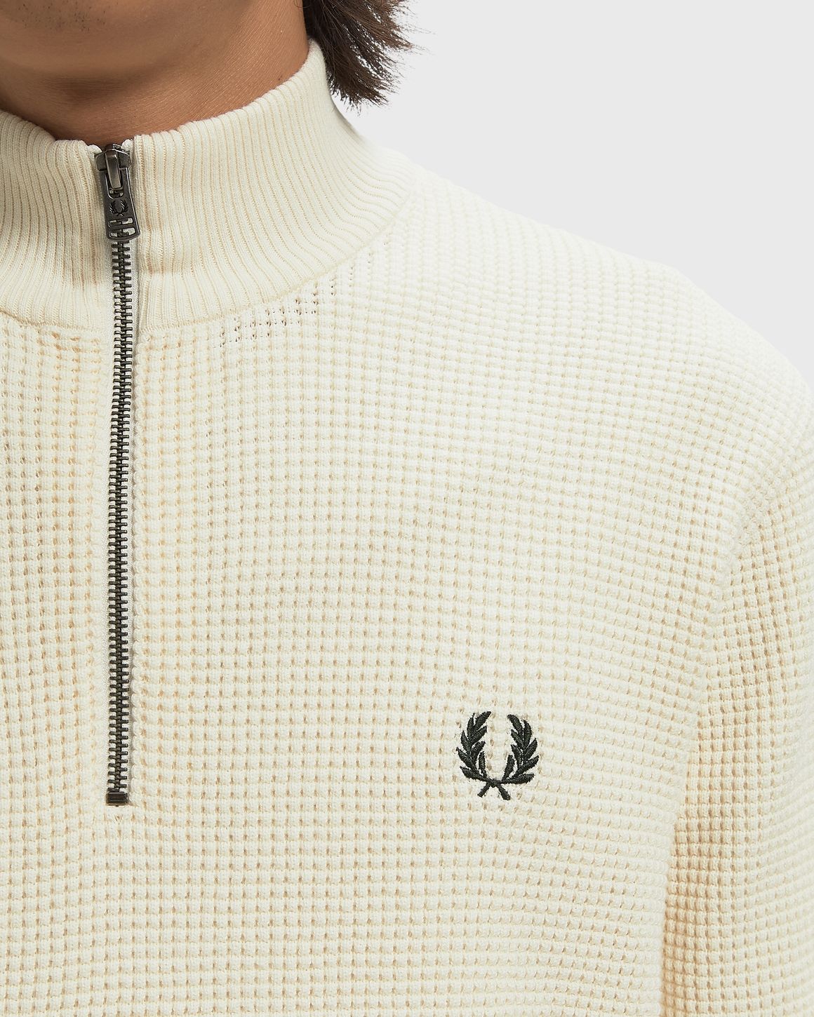 Ansicht 3 von Fred Perry WAFFLE STITCH HALF ZIP JUMPER