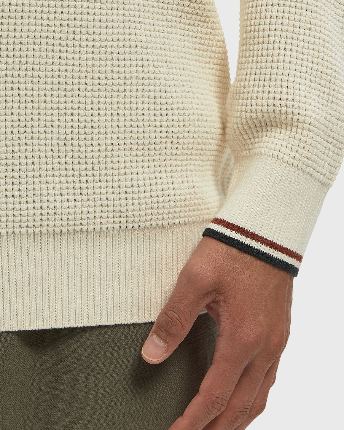 Ansicht 4 von Fred Perry WAFFLE STITCH HALF ZIP JUMPER