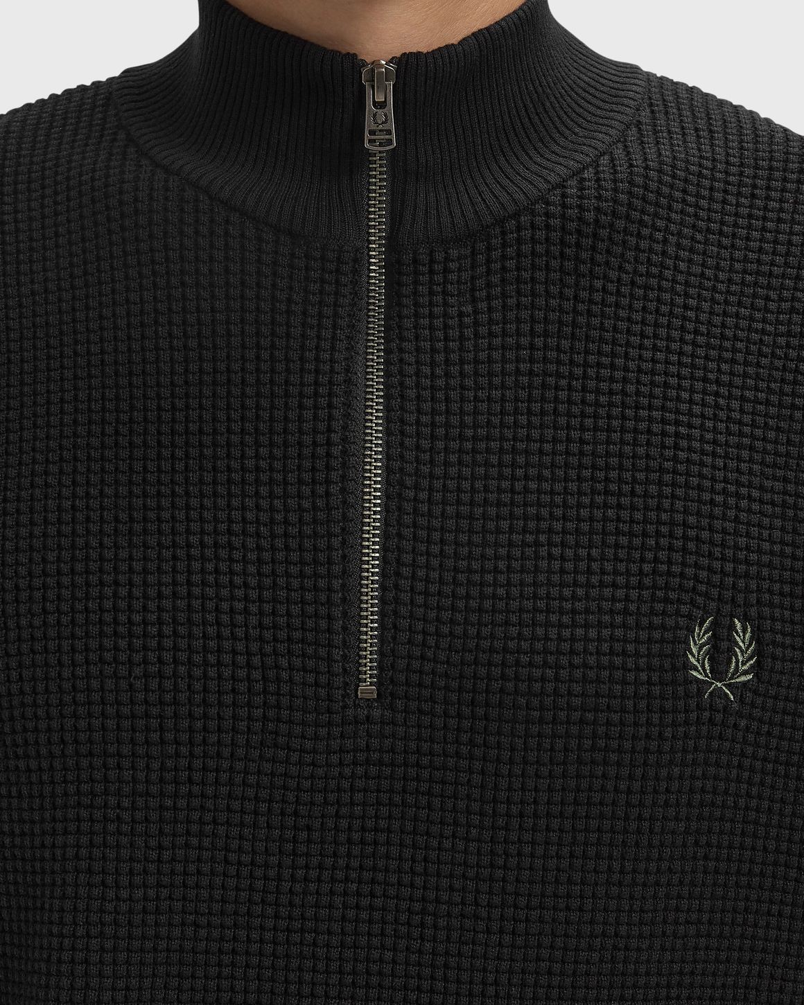 Ansicht 3 von Fred Perry WAFFLE STITCH HALF ZIP JUMPER