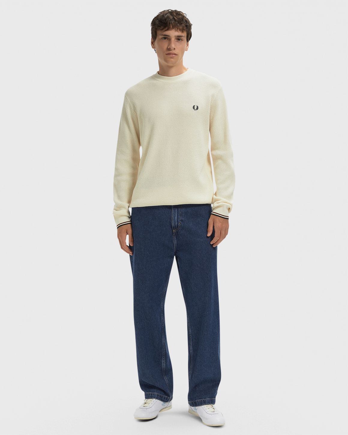 Ansicht 2 von Fred Perry WAFFLE STITCH JUMPER