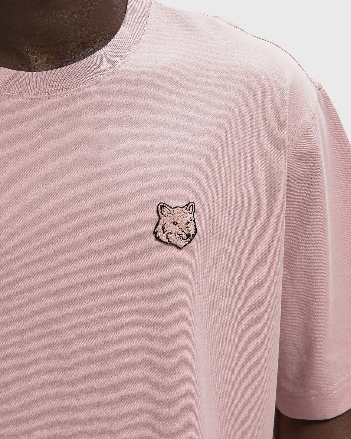 Maison Kitsune FOX HEAD OVERSIZE TEE-SHIRT Pink | BSTN Store