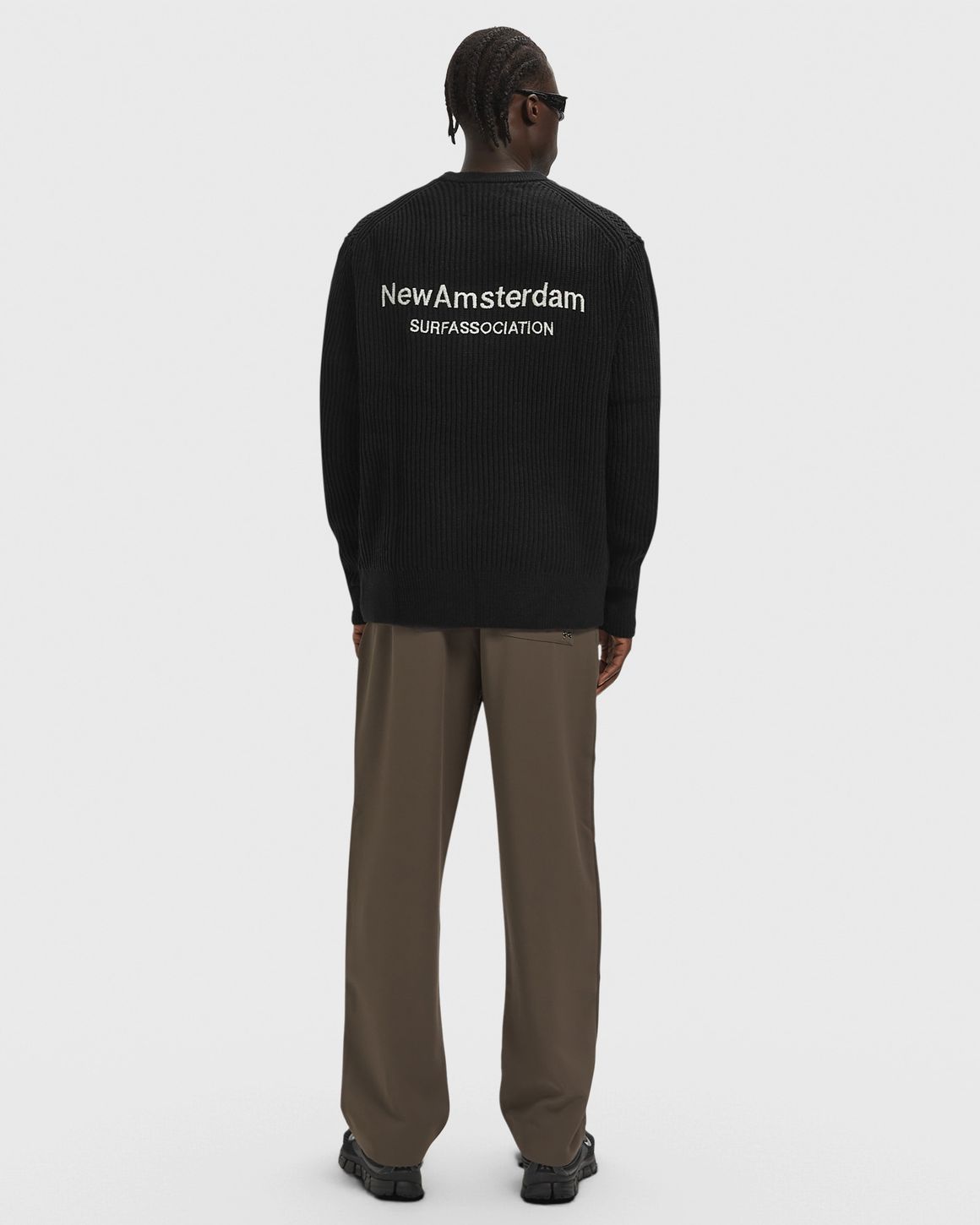 New Amsterdam KNITTED CREWNECK Black | BSTN Store