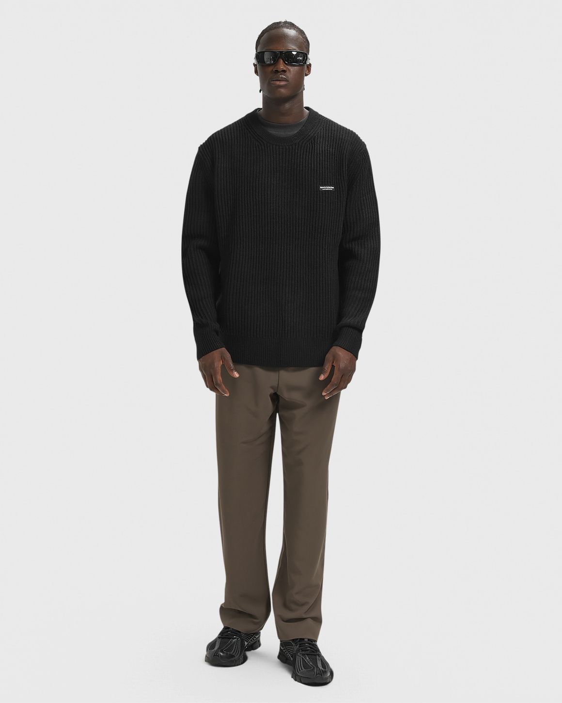 New Amsterdam KNITTED CREWNECK Black | BSTN Store