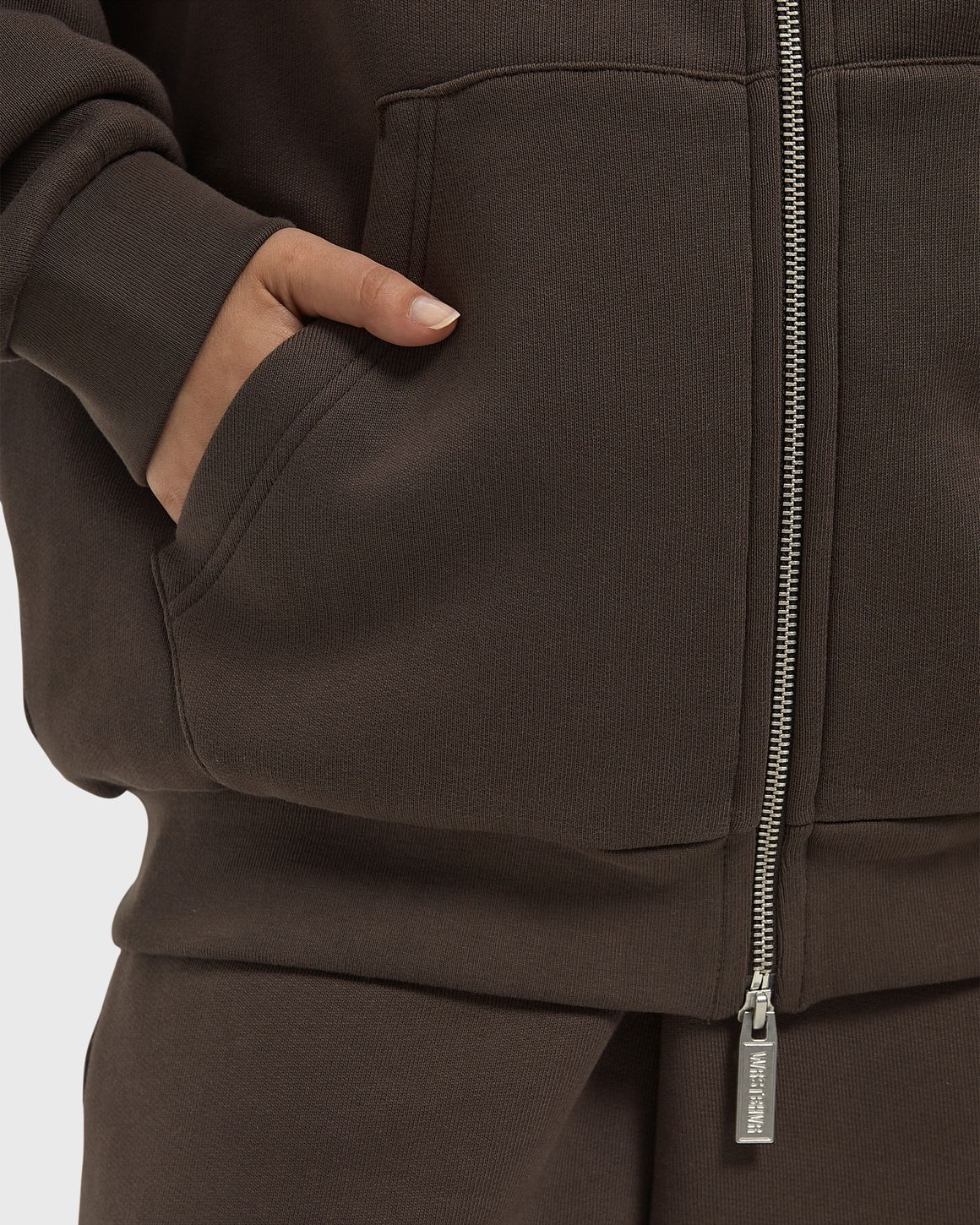 WRSTBHVR DIAGO V3 HOODED ZIP JACKET Brown | BSTN Store