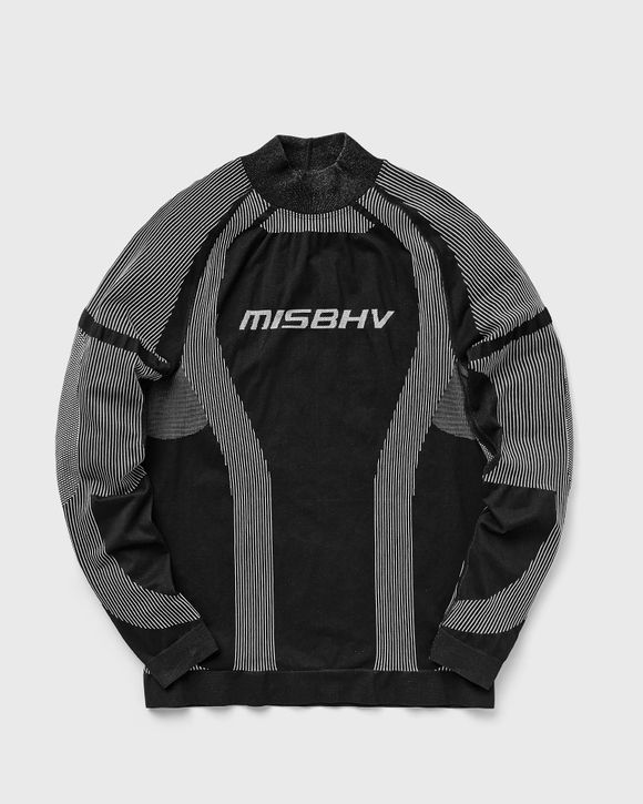 MISBHV SPORT LONGSLEEVE Black/Grey - BLACK/WHITE