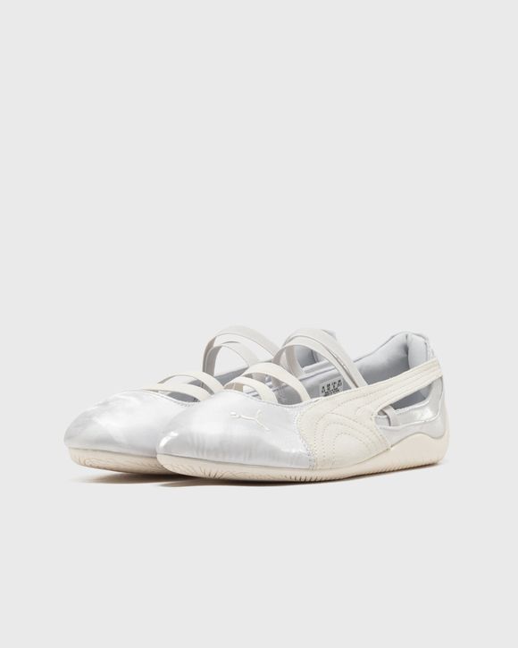 【Puma】 Speedcat Ballet llic Puma Silver Puma White PUMA SPEEDCAT BALLET 40158101 SREBRNY | Damskie Sneakersy w