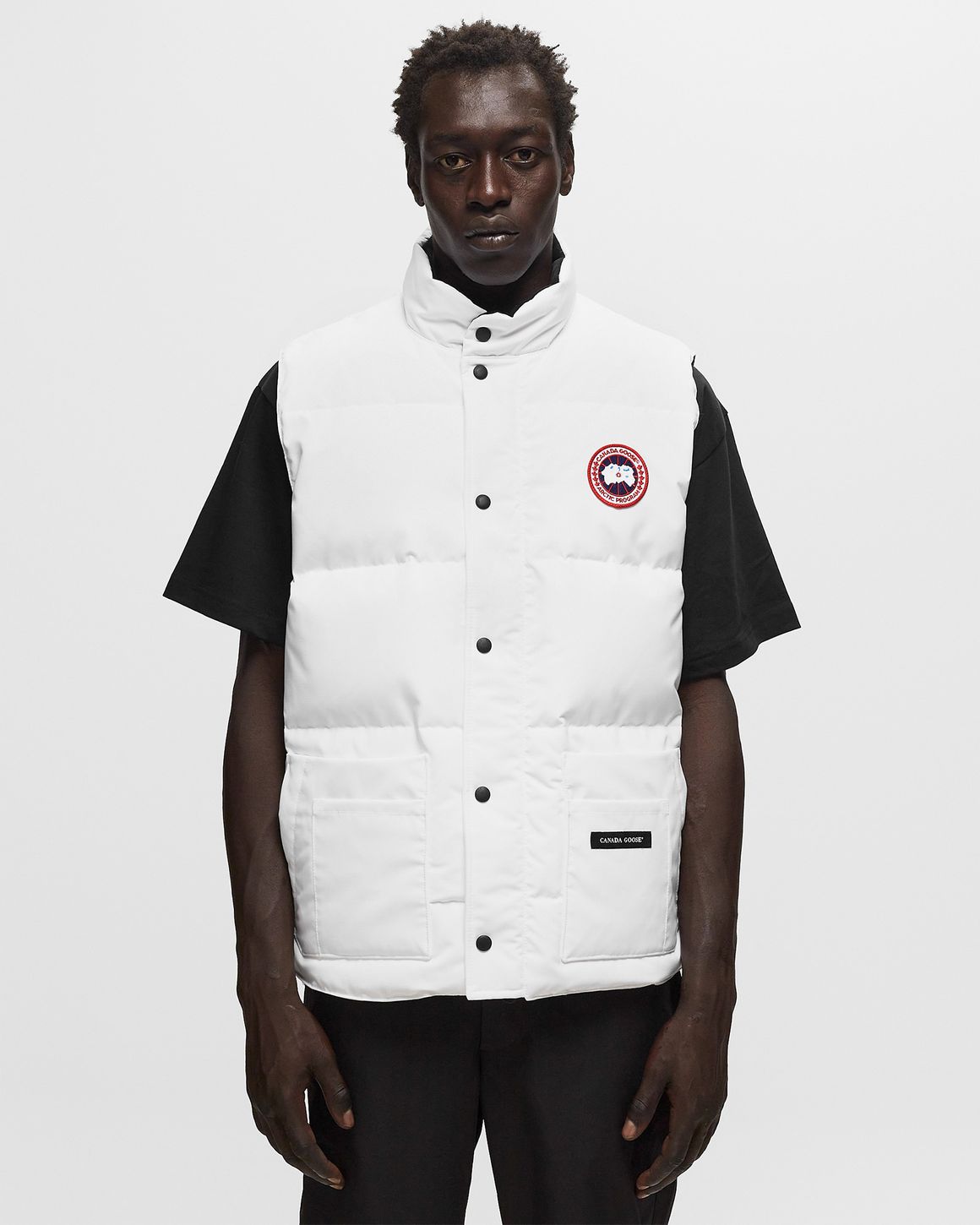 Canada goose vest white hotsell