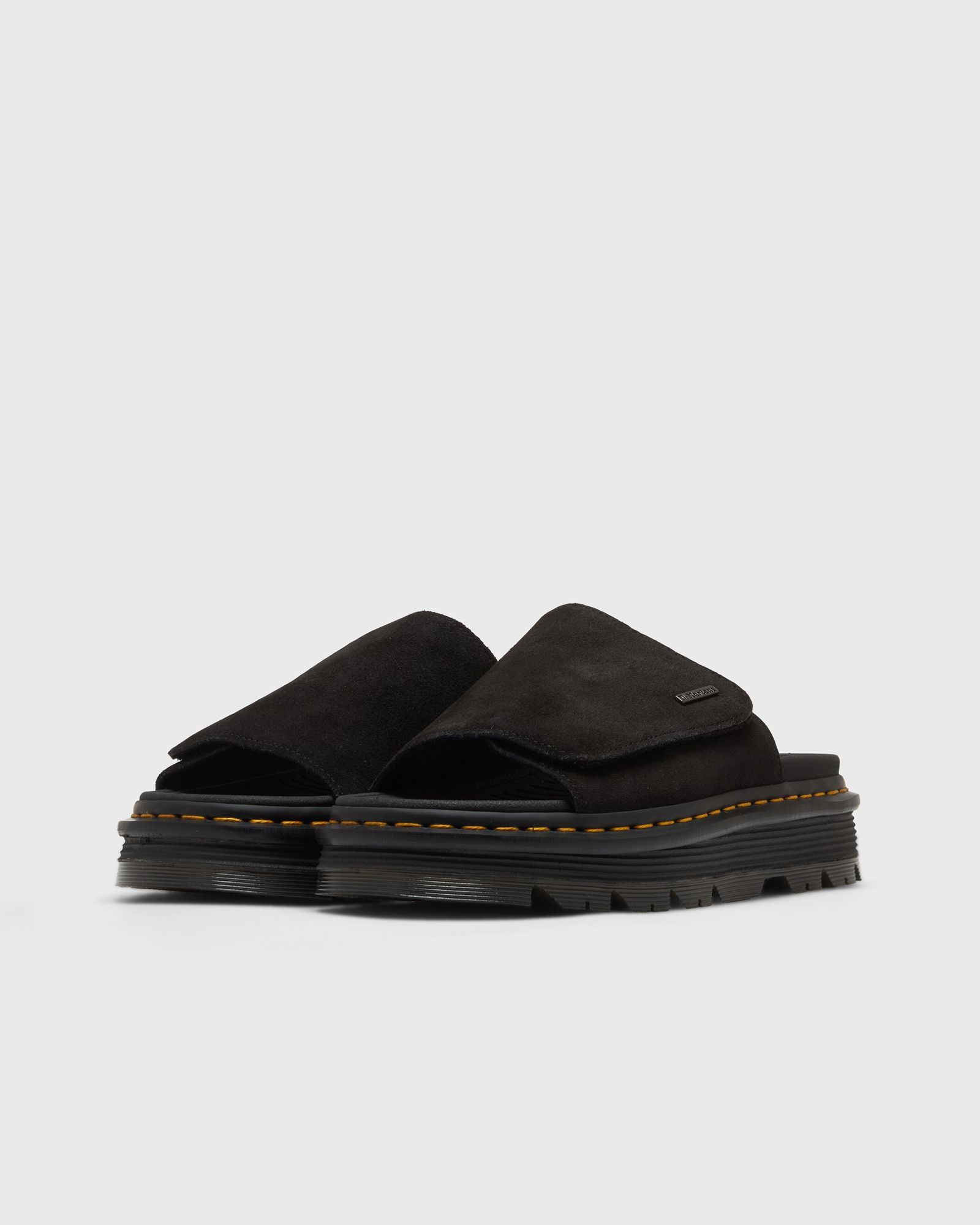 Zebzag Slide Black Eh Suede