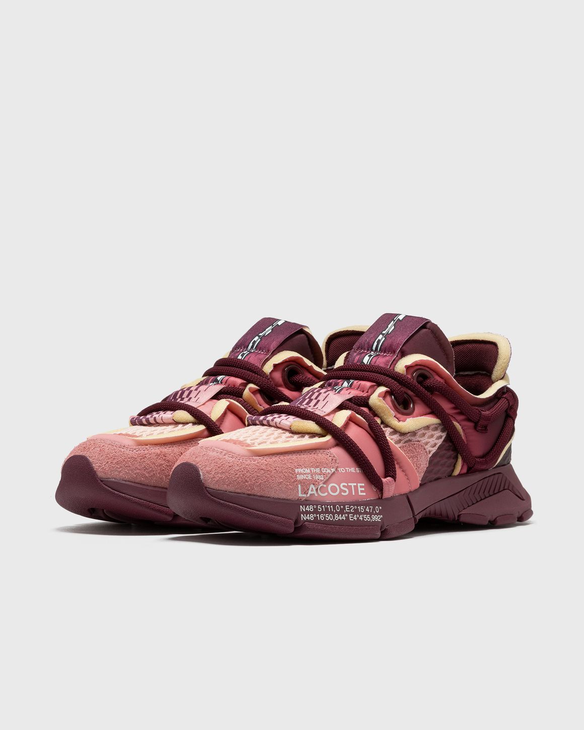 Lacoste purple shoes online