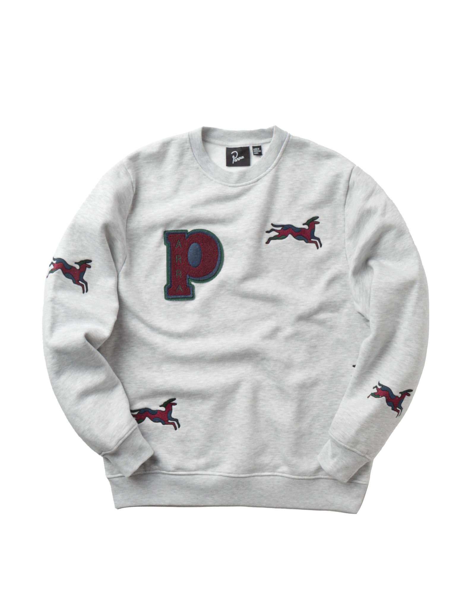 jumping fox crew neck sweatshirt