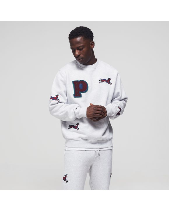 jumping fox crew neck sweatshirt