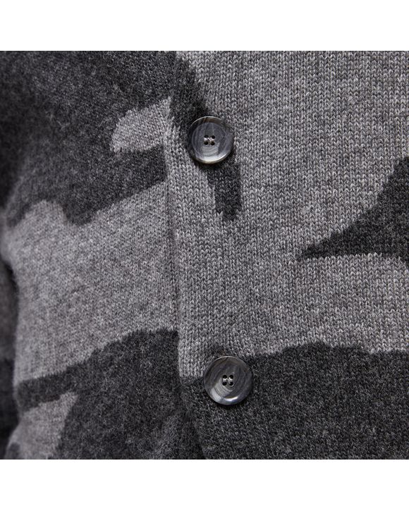 jumping foxes knitted cardigan