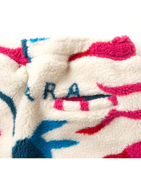 By Parra JUMPING FOXES SHERPA FLEECE PANTS White BSTN Store