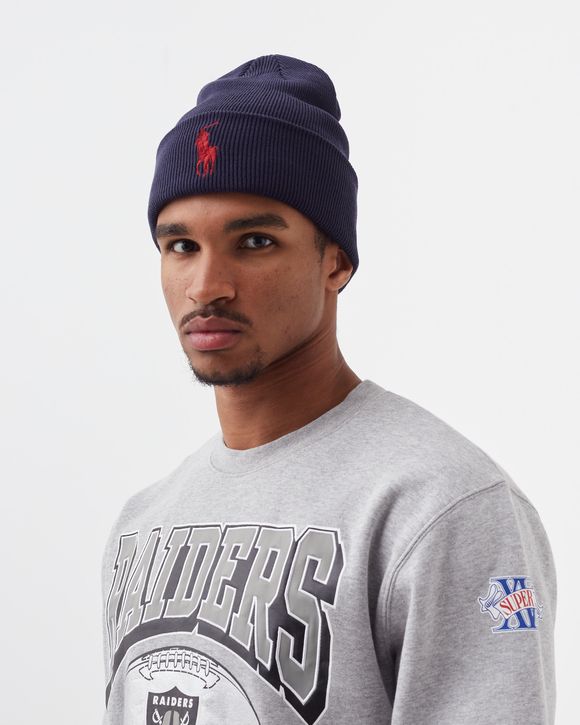 Polo ralph discount lauren logo beanie