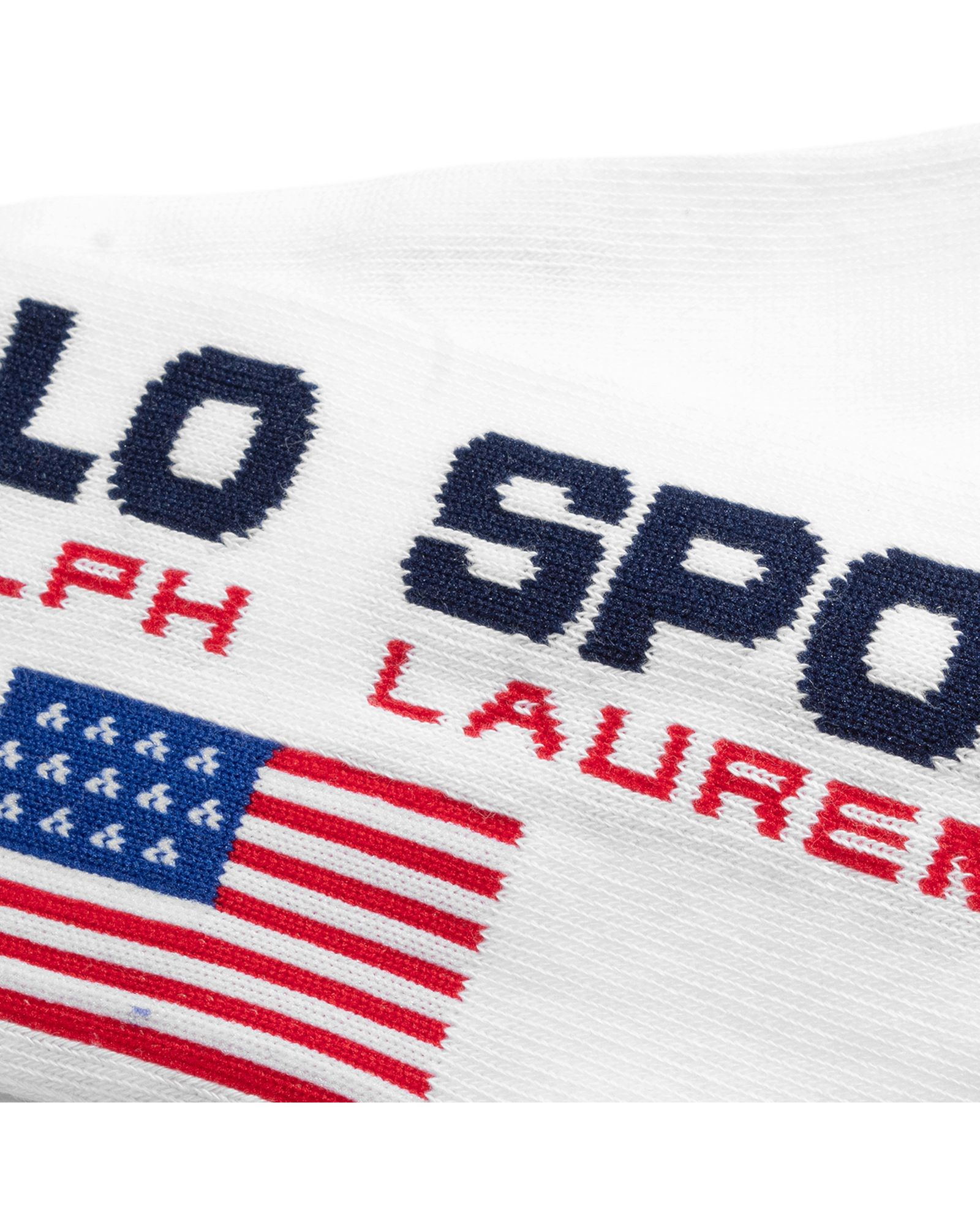 POLO SPORT FLAG CREWSOCKS (SINGLE)