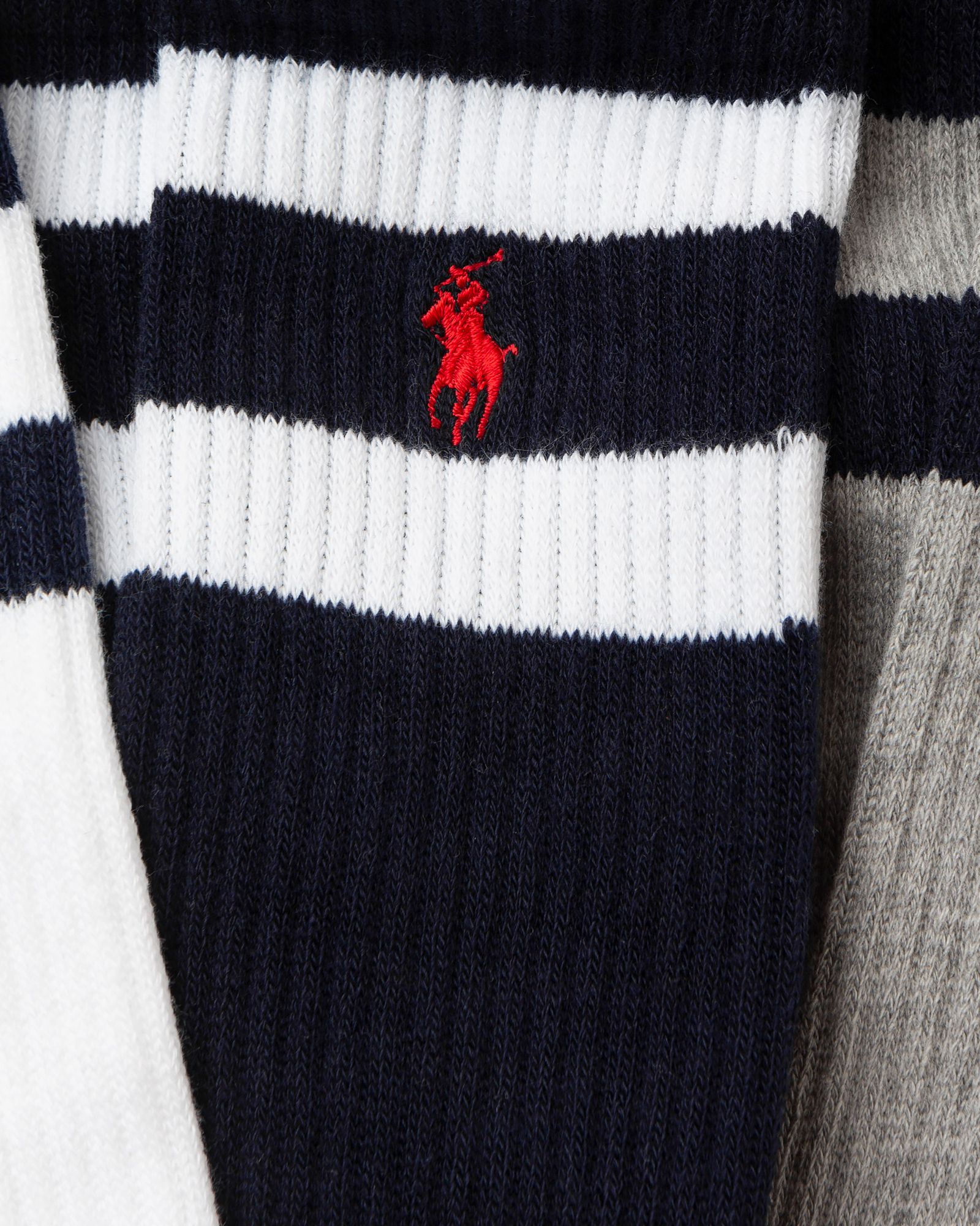 CLASSIC STRIPE-CREW SOCKS-3 PACK