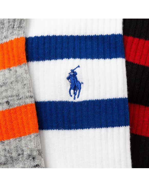 CLASSIC STRIPE CREW SOCKS 3 PACK