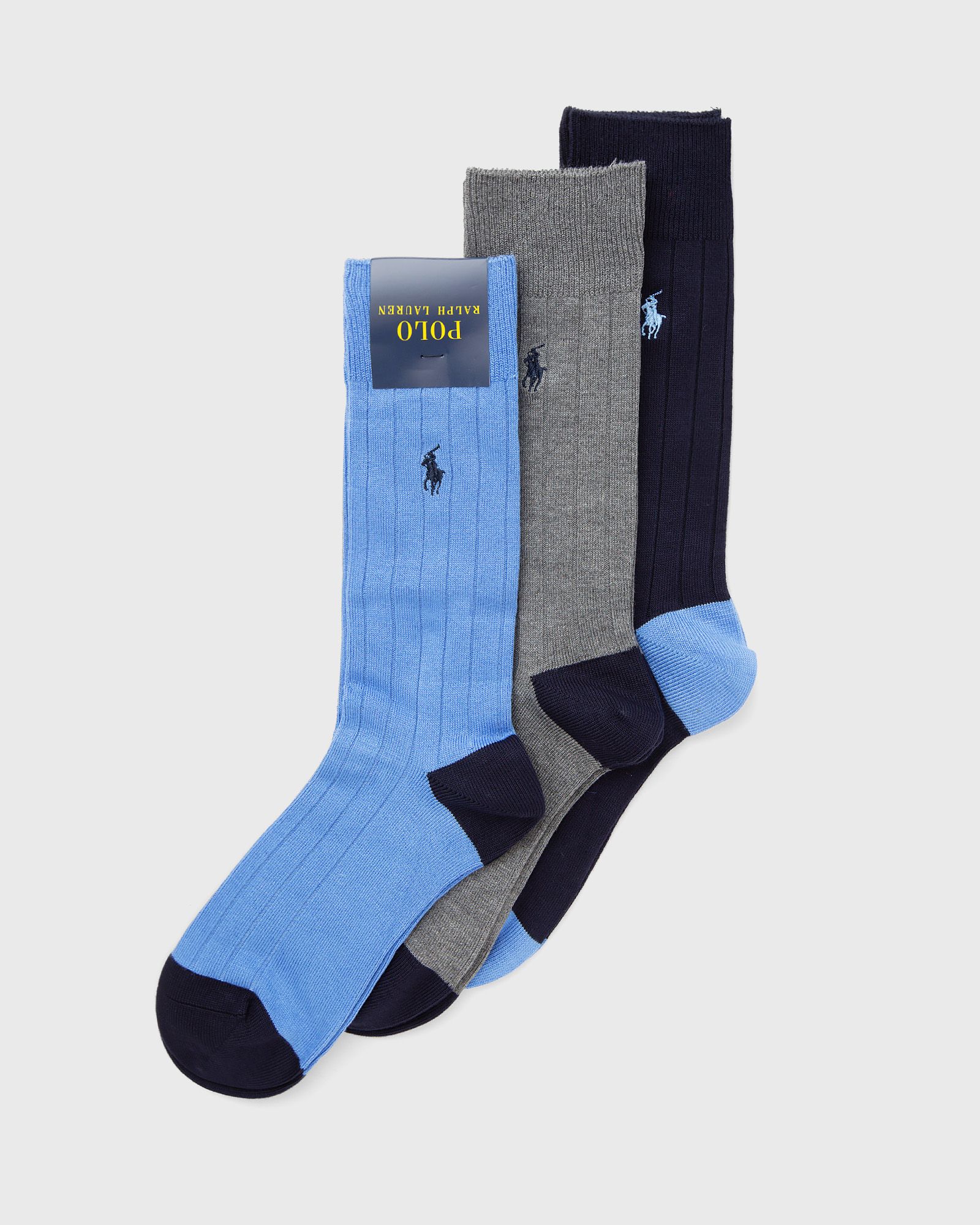 SOFT RIB-CREW SOCK-3 PACK