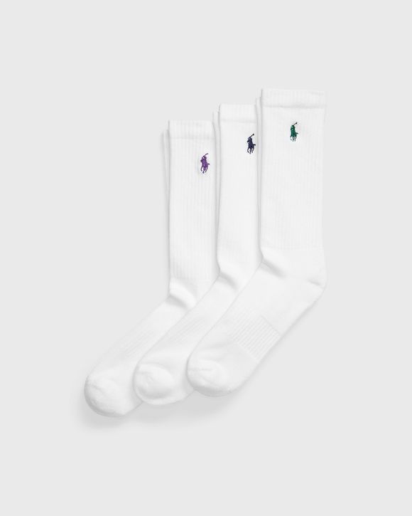 WIMBLEDON CREW SOCKS3 PACK