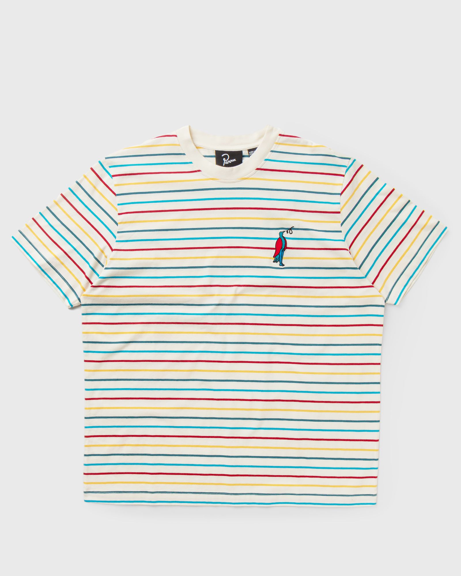 staring stiped t-shirt