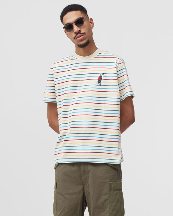 staring stiped t-shirt