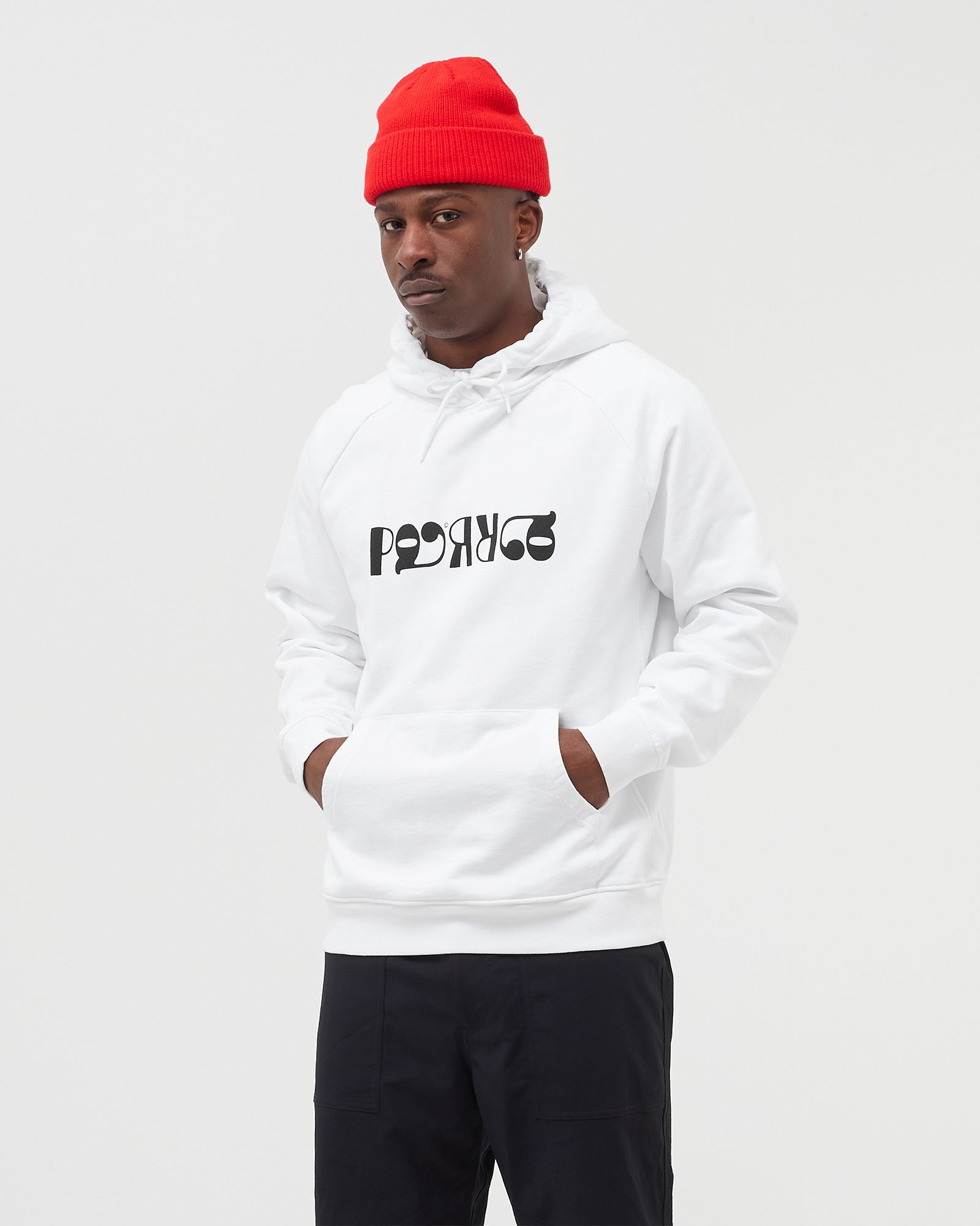 fancy logo hoodie