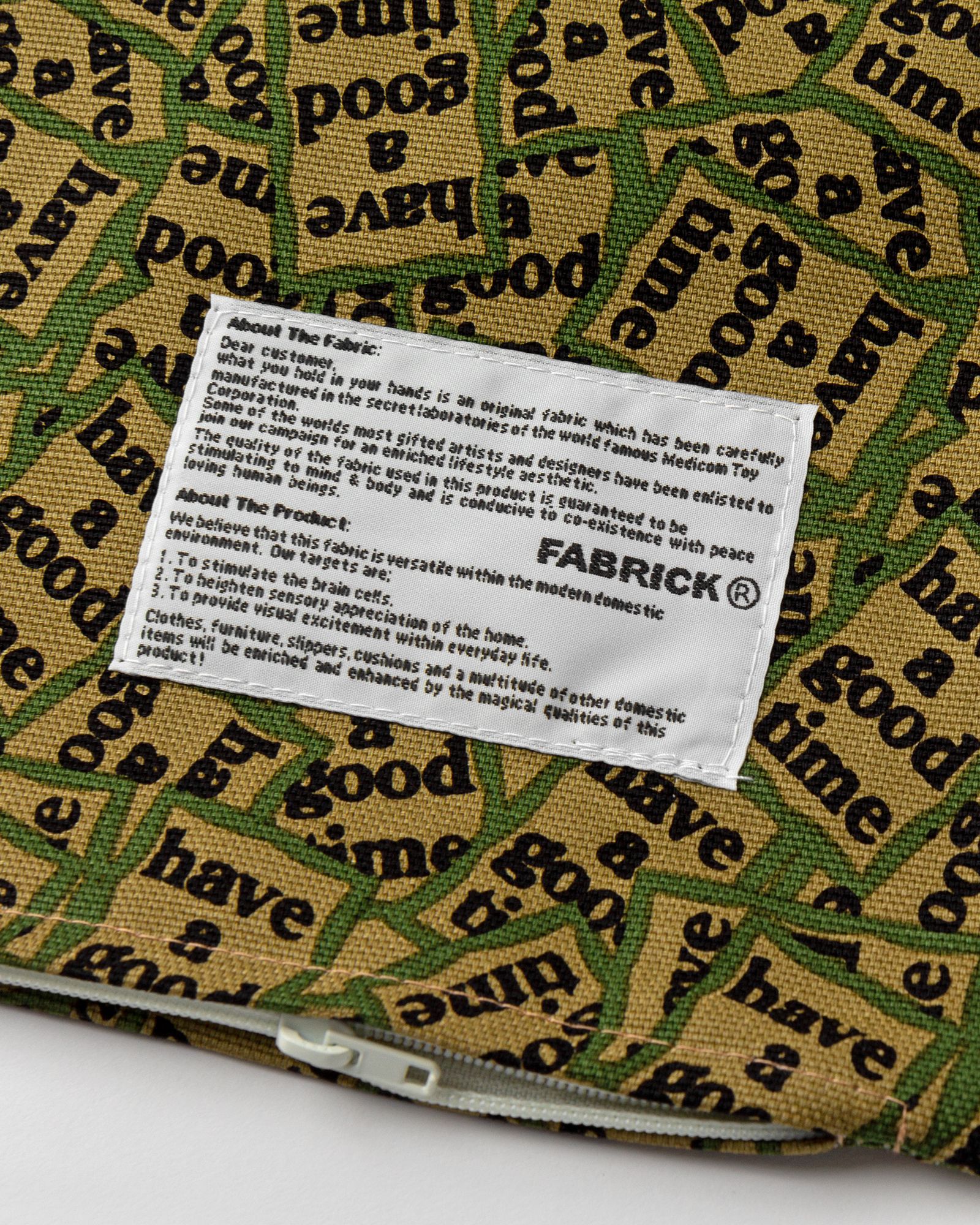 MEDICOM X HAVE A GOOD TIME SQUARE CUSHION COVER