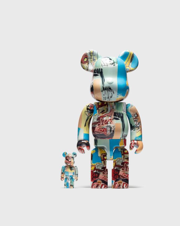 MEDICOM BE@RBRICK 2-PACK JEAN-MICHEL BASQUIAT #6 - 400% Multi