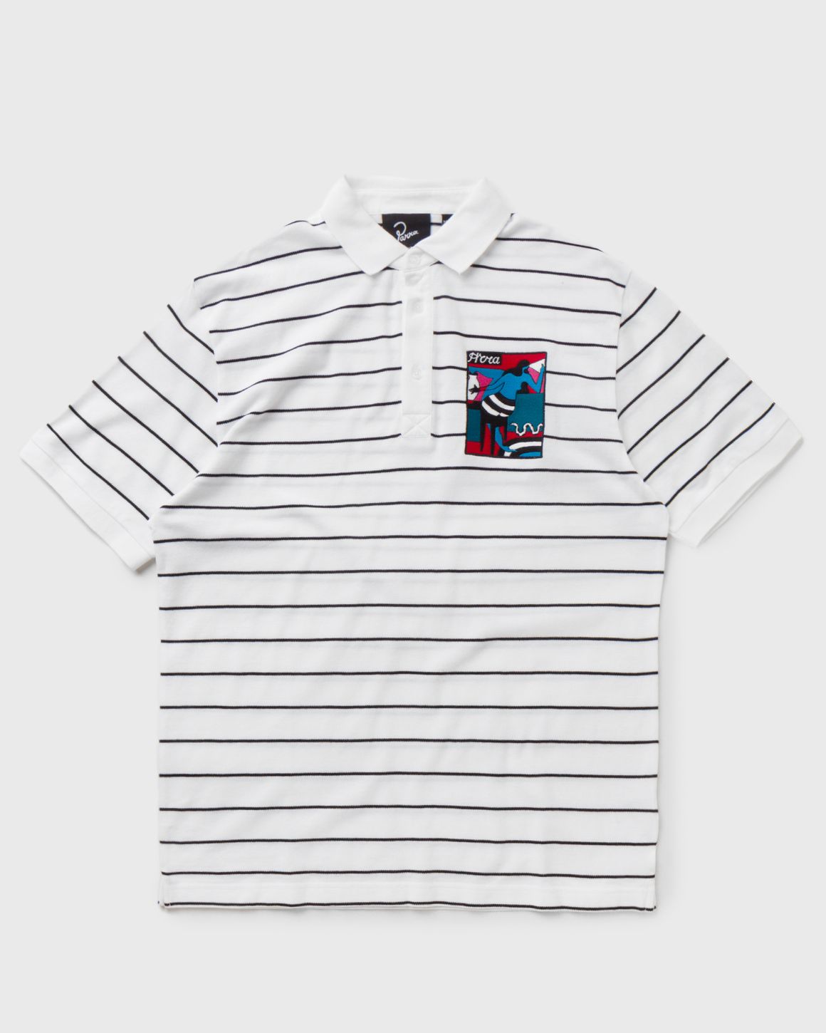 By Parra Bar Messy Polo Shirt White BSTN Store