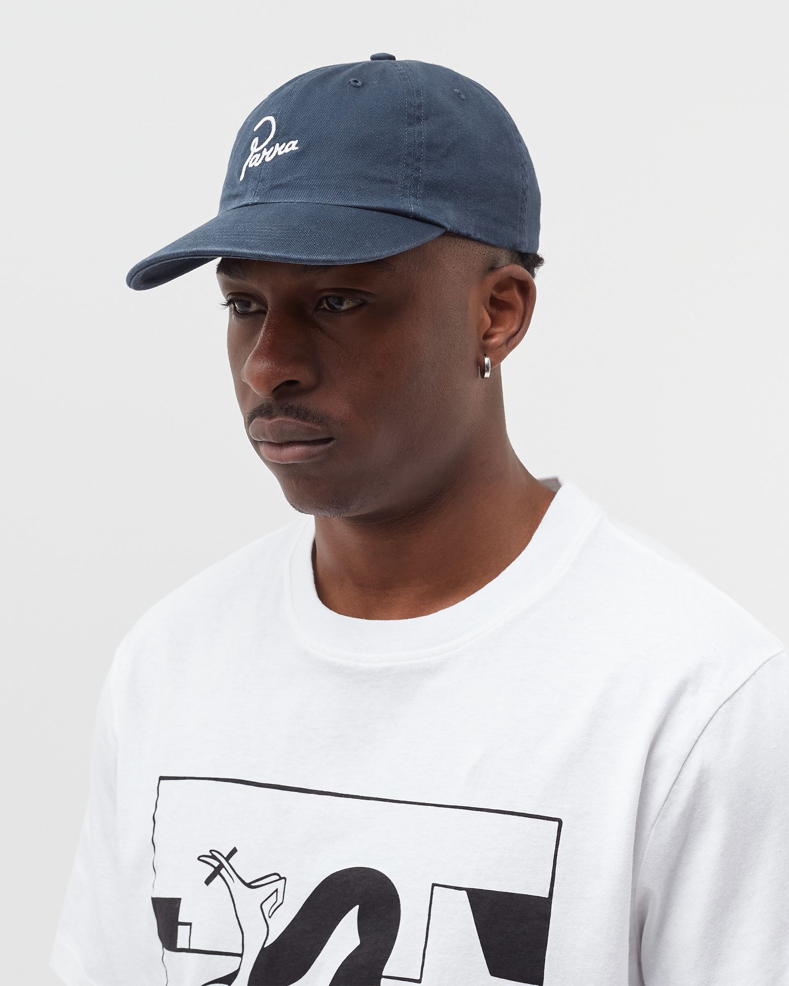 washed signature logo cap