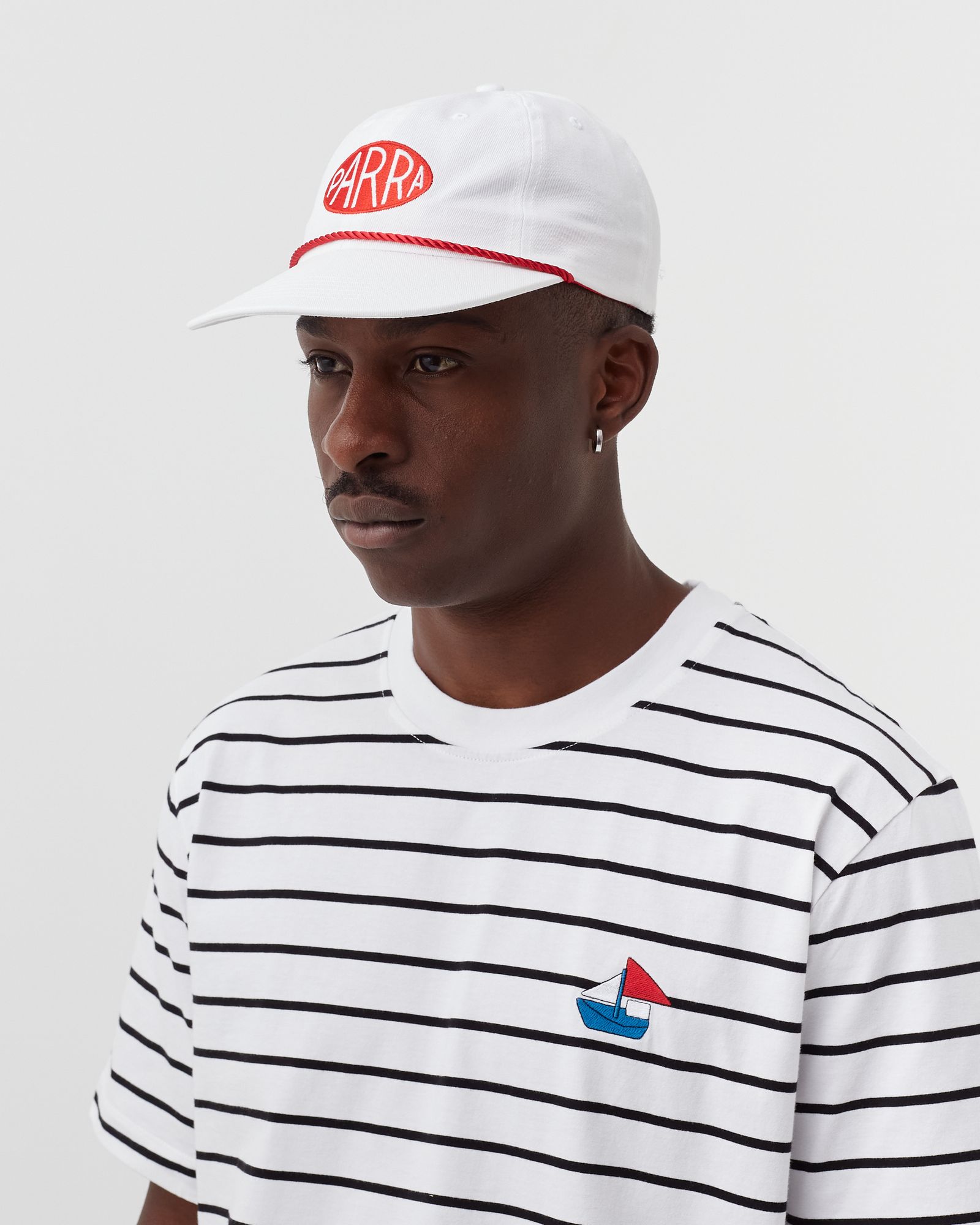 oval logo 6 panel hat