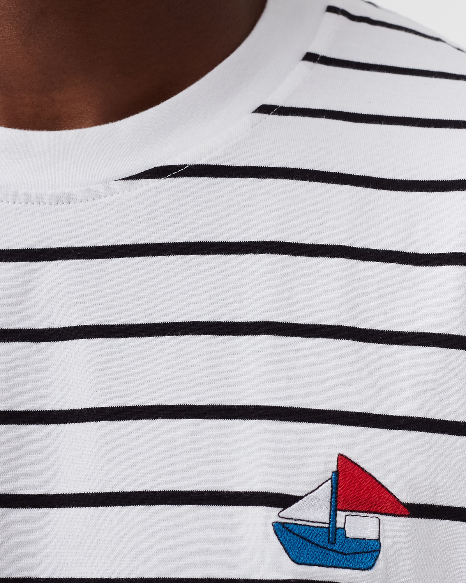 paper boat striper tee
