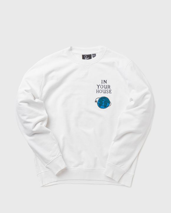 By Parra Systems Logo Crewneck Sweatshirt White | BSTN Store