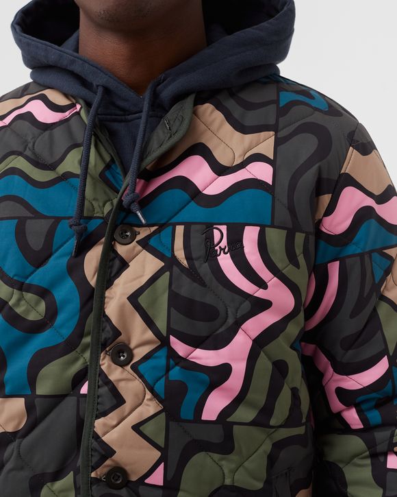 Gem Stone Pattern Quilted Jacket