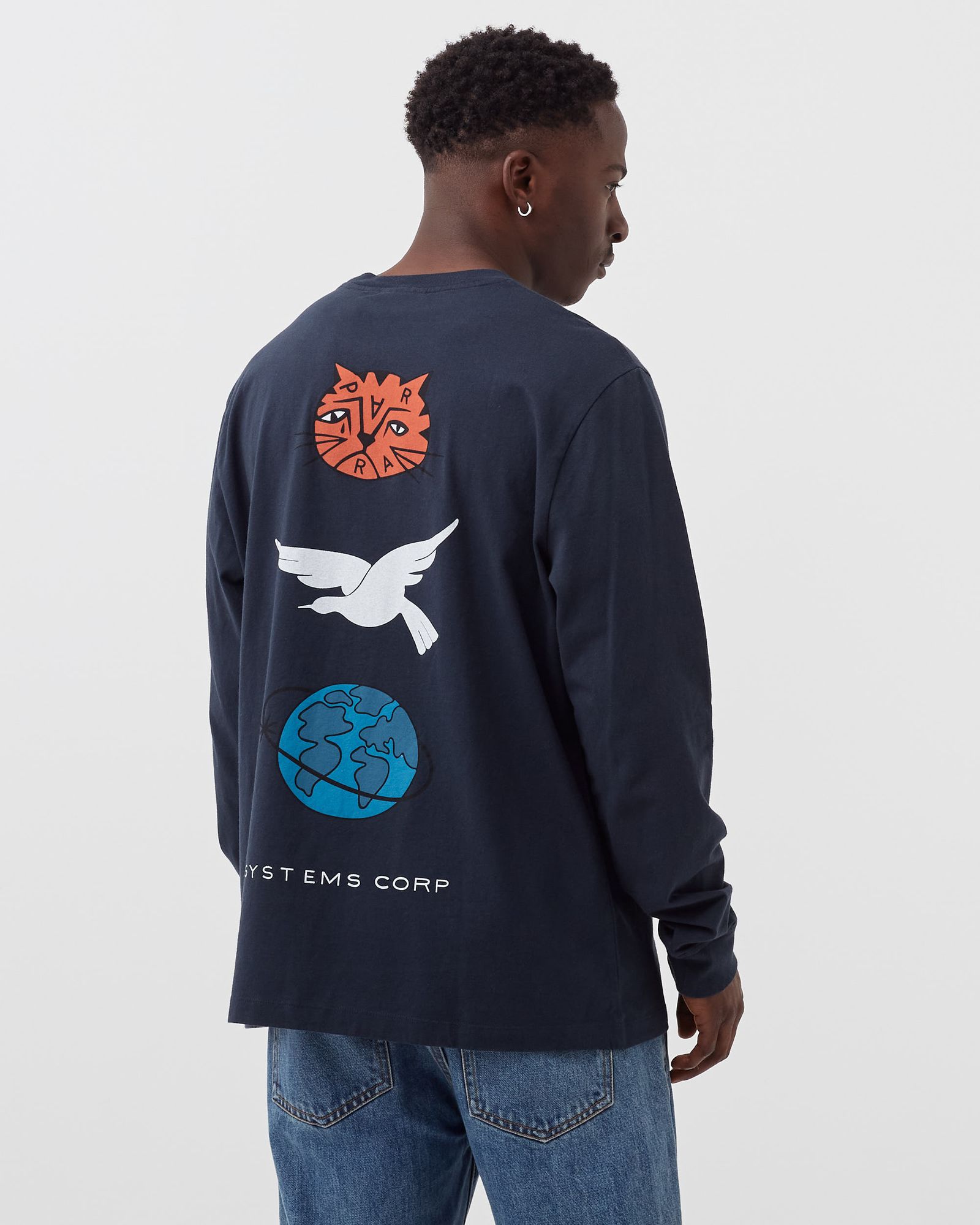 sad cat system bird longsleeve