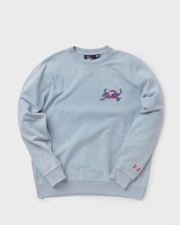 upside dog race crew neck sweatshirt