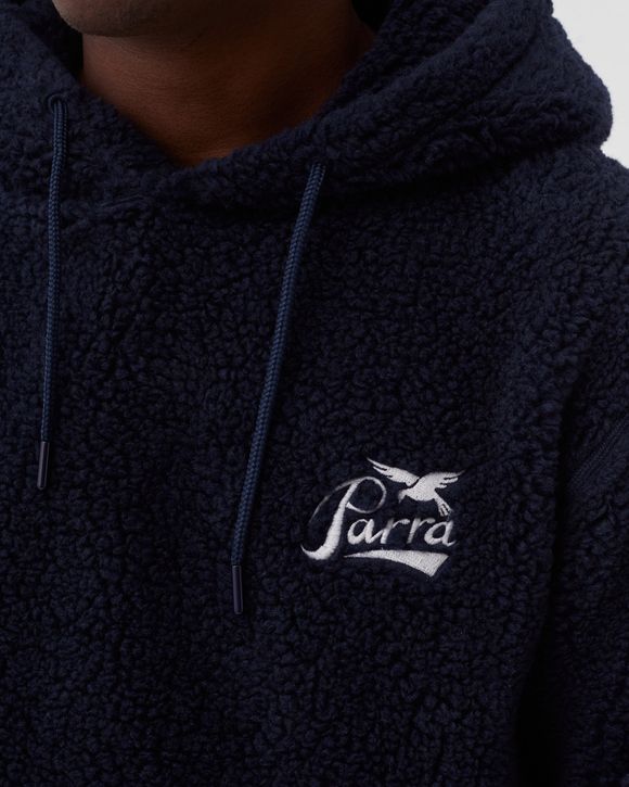 【BY PARRA】バイパラ Pencil Bird Polar Fleece Hoodie By Parra pencil bird polar fleece Hoodie Blue | BSTN Store