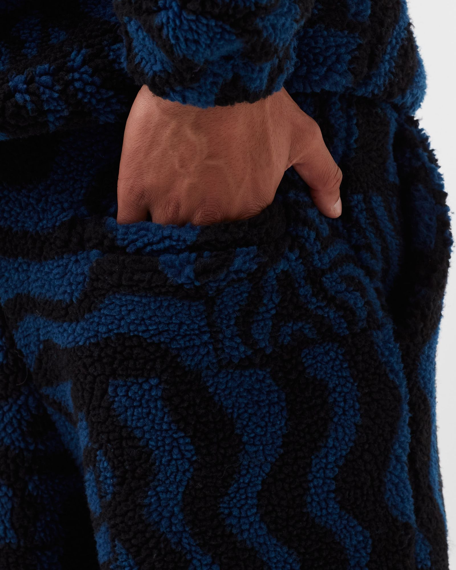 duo gem stone sherpa fleece pants