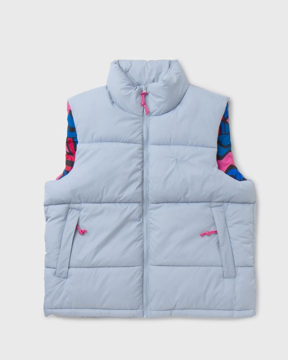 gem stone puffer vest