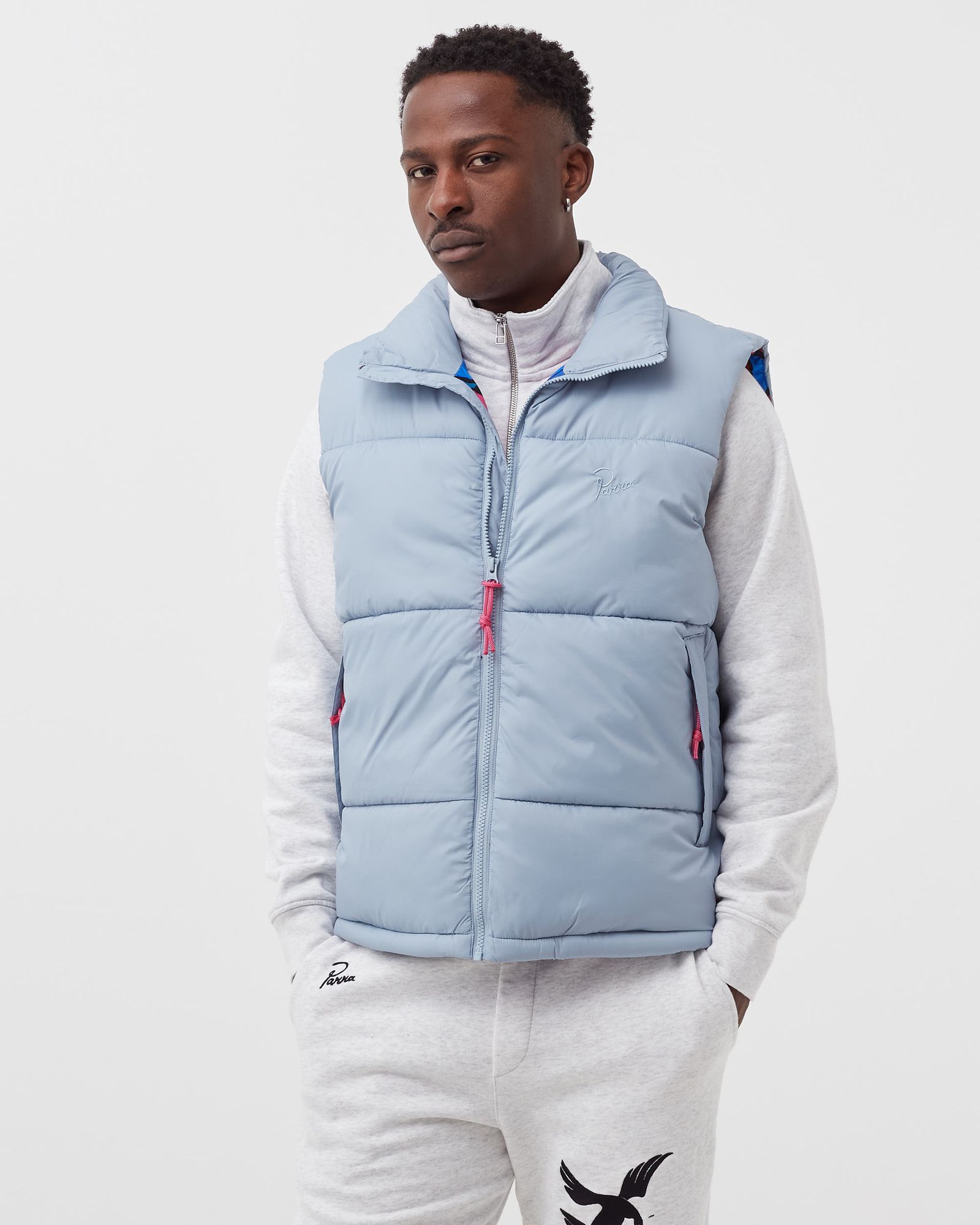 gem stone puffer vest