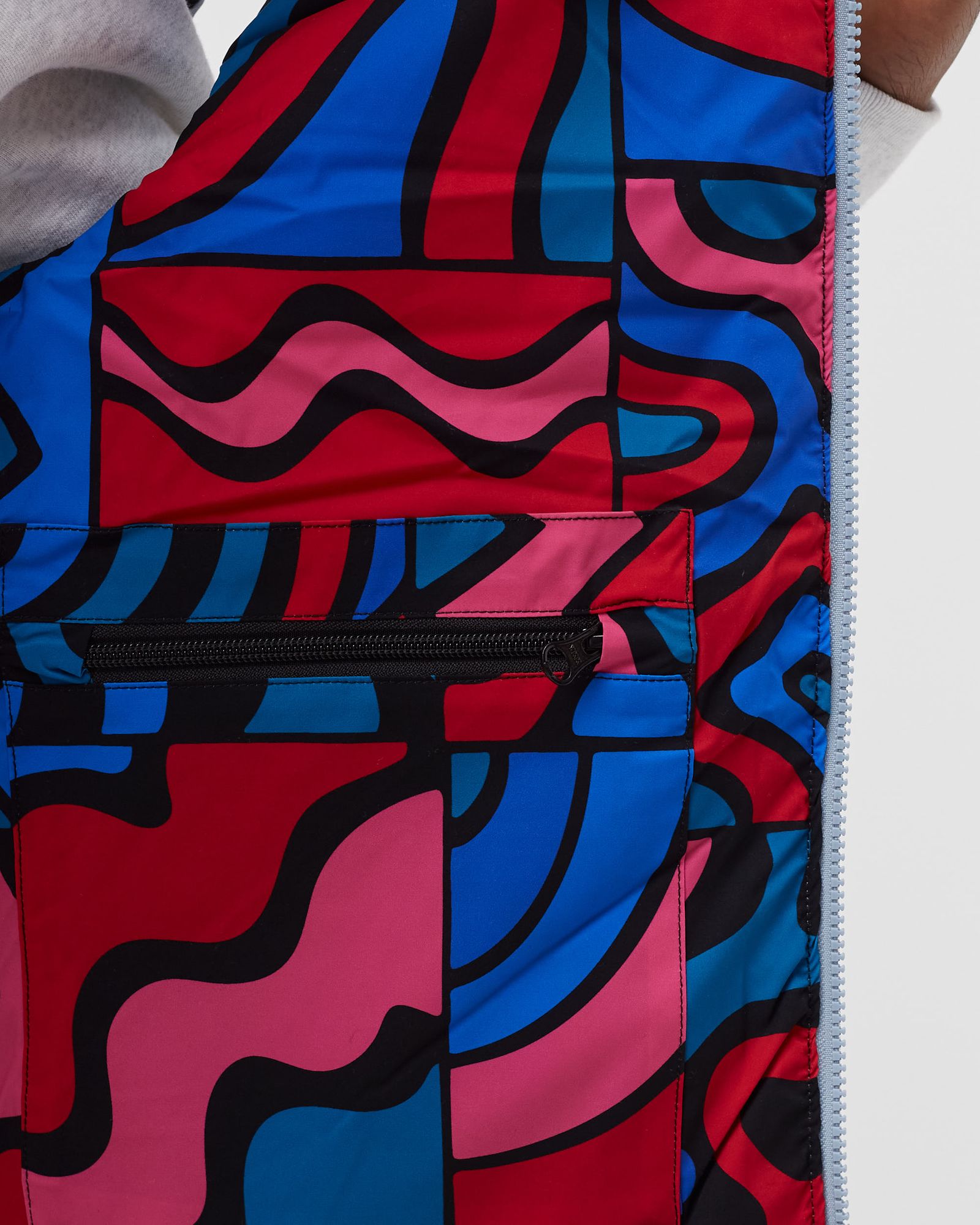 gem stone puffer vest