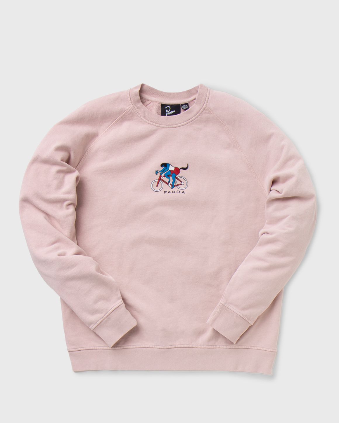 【BY PARRA】バイパラ The Chase Crew by Parra Parra Racing Team Crewneck Sweatshirt - White