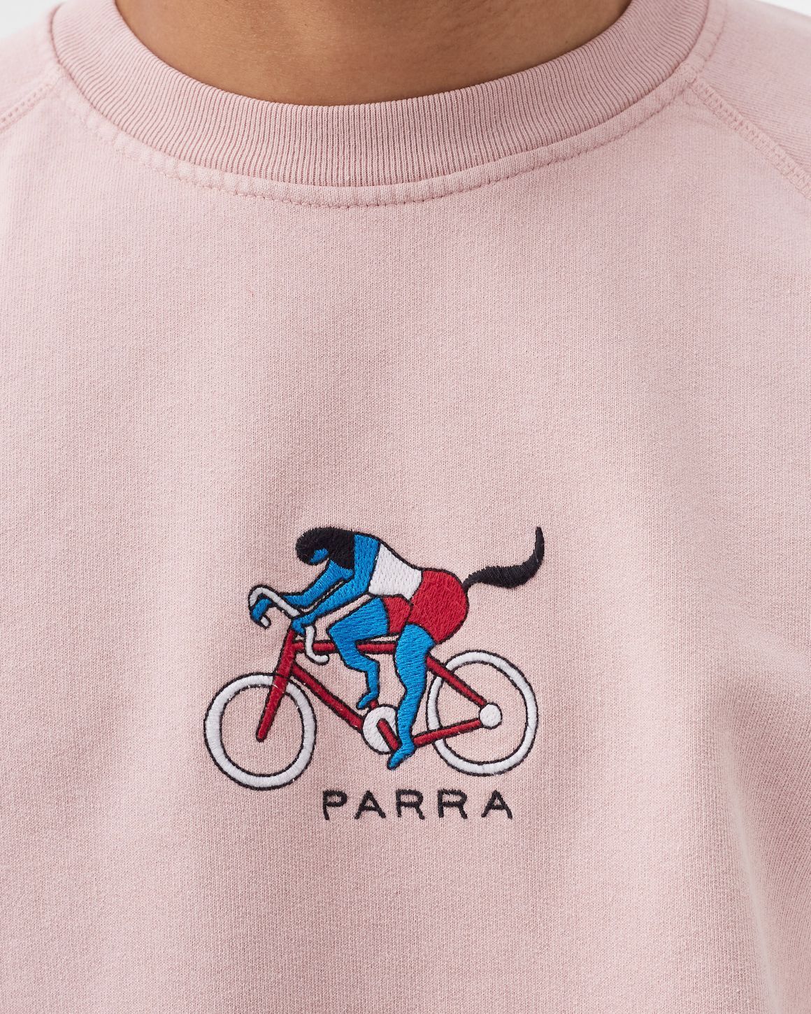 By Parra the chase crewneck sweatshirt Pink BSTN Store