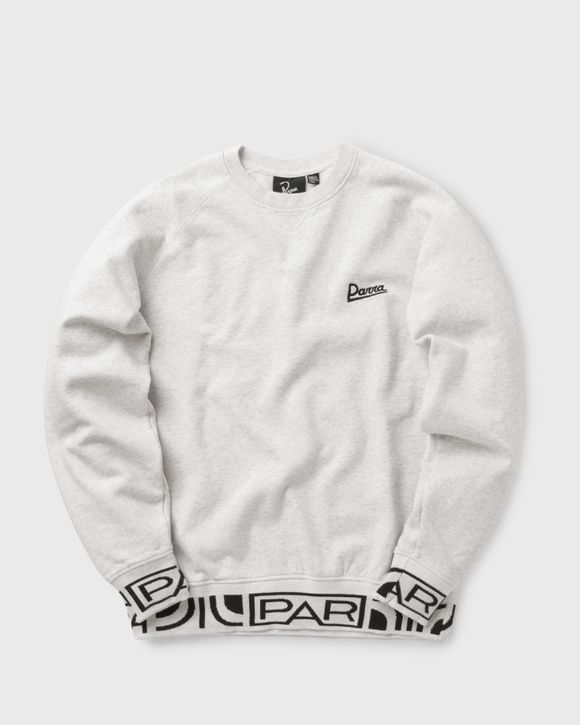 tape cuffs crewneck sweatshirt