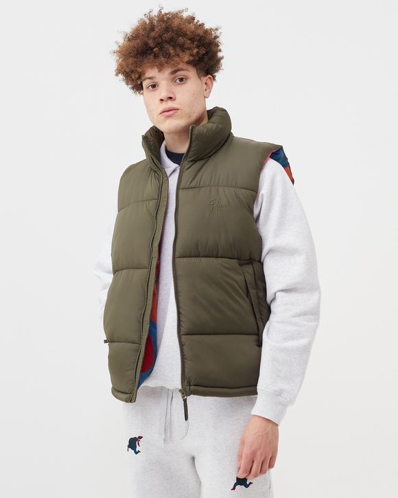 By Parra SITTING PEAR PUFFER VEST Green - OLIVE