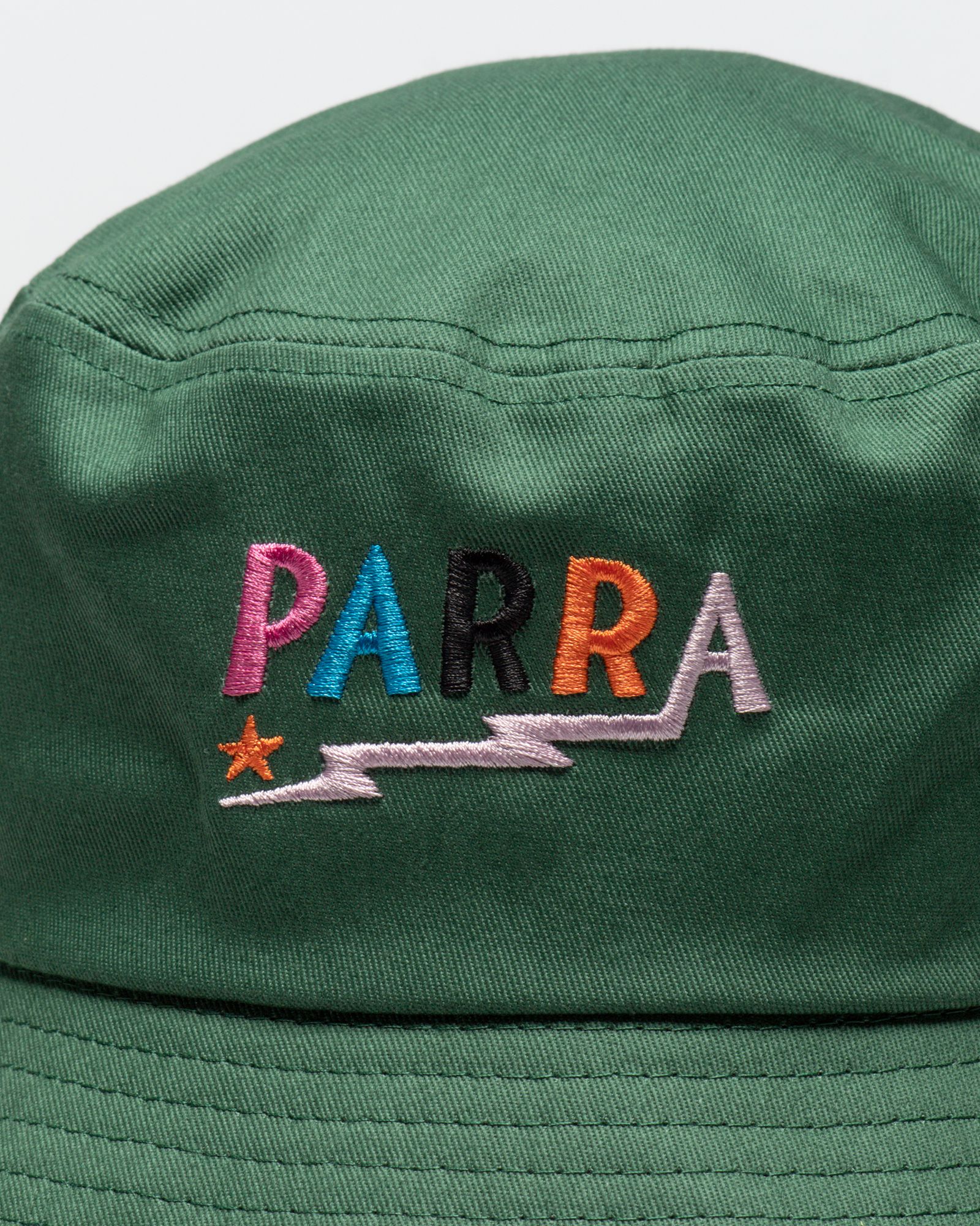 COLORED LIGHTNING LOGO BUCKET HAT